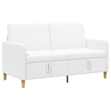 vidaXL Καναπές με Αποθήκευση Λευκό 152x78x87cm Πολυεστέρας