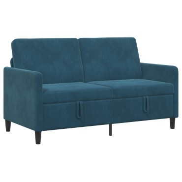 vidaXL Καναπές με Αποθήκευση Μπλε 152x78x87cm Πολυεστέρας