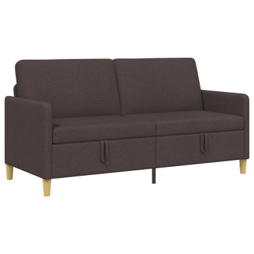 vidaXL Καναπές με Αποθήκευση Σκούρο Καφέ 172x78x87cm Πολυεστέρας