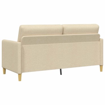 vidaXL Καναπές με Αποθήκευση Κρεμ 172x78x87cm Πολυεστέρας