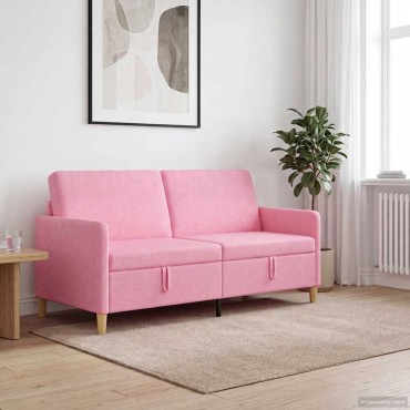vidaXL Καναπές με Αποθήκευση Ροζ 172x78x87cm Πολυεστέρας
