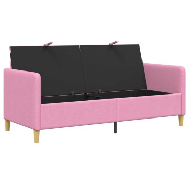 vidaXL Καναπές με Αποθήκευση Ροζ 172x78x87cm Πολυεστέρας