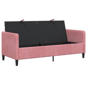 vidaXL Καναπές με Αποθήκευση Ροζ 172x78x87cm Πολυεστέρας