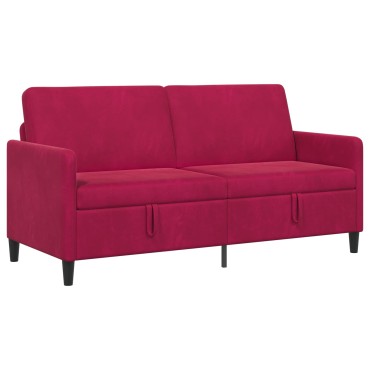 vidaXL Καναπές με Αποθήκευση Κόκκινο 172x78x87cm Πολυεστέρας