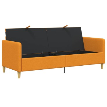 vidaXL Καναπές με Αποθήκευση Σκούρο κίτρινο 192x78x87cm