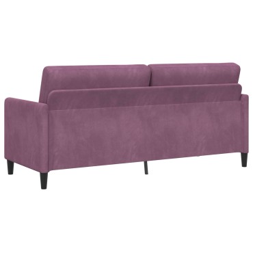 vidaXL Καναπές με Αποθήκευση Μοβ 192x78x87cm Πολυεστέρας