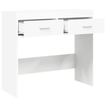 vidaXL Τραπέζι κονσόλας Λευκό 90x35x80cm Επεξεργασμένο Ξύλο