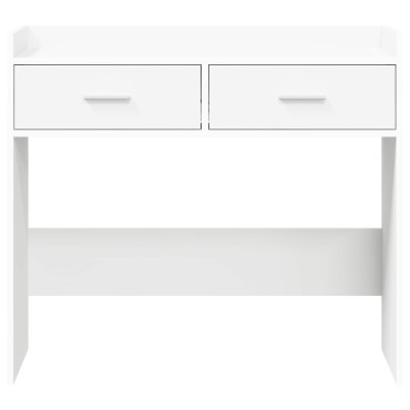 vidaXL Τραπέζι κονσόλας Λευκό 90x35x80cm Επεξεργασμένο Ξύλο