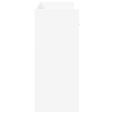 vidaXL Τραπέζι κονσόλας Λευκό 90x35x80cm Επεξεργασμένο Ξύλο