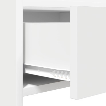 vidaXL Τραπέζι κονσόλας Λευκό 90x35x80cm Επεξεργασμένο Ξύλο