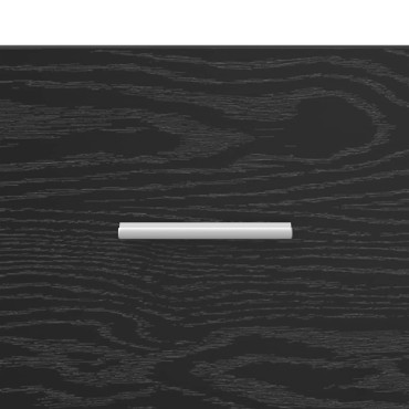 vidaXL Τραπέζι κονσόλας Μαύρη Δρυς 90x35x80cm Επεξεργασμένο Ξύλο