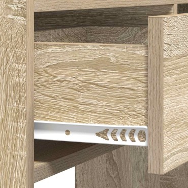 vidaXL Τραπέζι κονσόλας Sonoma Δρυς 90x35x80cm Επεξεργασμένο Ξύλο