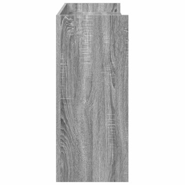 vidaXL Τραπέζι κονσόλας Γκρι Sonoma 90x35x80cm Επεξεργασμένο Ξύλο