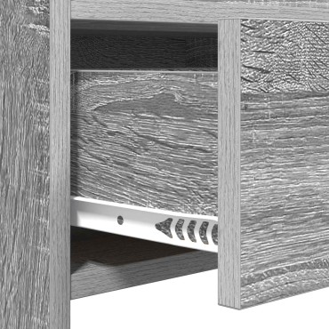 vidaXL Τραπέζι κονσόλας Γκρι Sonoma 90x35x80cm Επεξεργασμένο Ξύλο