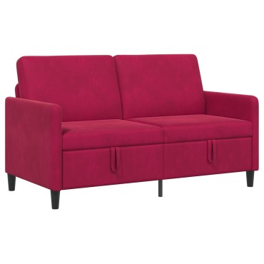 vidaXL Καναπές με Αποθήκευση Κόκκινο 152x78x87cm Πολυεστέρας