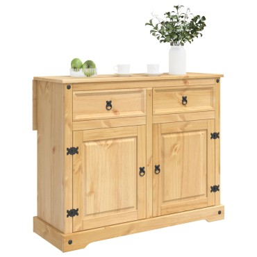 vidaXL Σετ Νησίδας Κουζίνας 2 τμχ. Κερί Μέλι 112 x 70 x 91,5 εκ