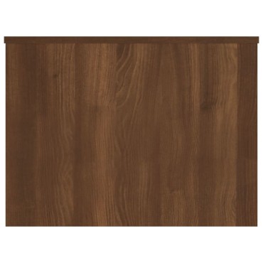vidaXL Τραπεζάκι Σαλονιού Καφέ Δρυς 80x55,5x41,5cm από Επεξεργ. Ξύλο 1 τεμ.