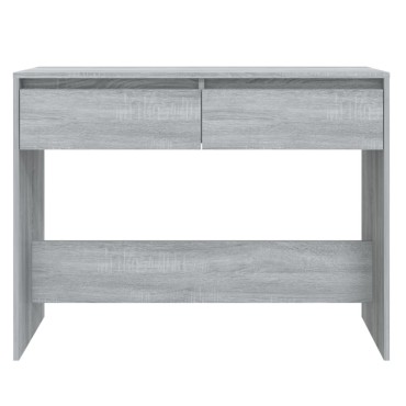 vidaXL Τραπέζι Κονσόλα Γκρι Sonoma 100x35x76,5cm Επεξεργ. Ξύλο 1 τεμ.