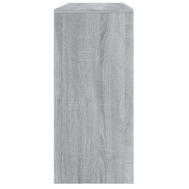 vidaXL Τραπέζι Κονσόλα Γκρι Sonoma 100x35x76,5cm Επεξεργ. Ξύλο 1 τεμ.