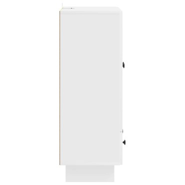 vidaXL Πλαϊνό γραφείο Λευκός 66x34,5x95cm 1 τεμ.