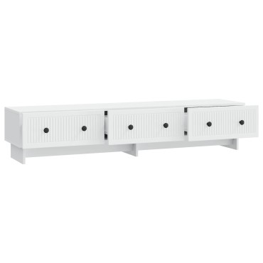 vidaXL Ντουλάπι TV Λευκό 147x34,5x30cm Επεξεργασμένο Ξύλο