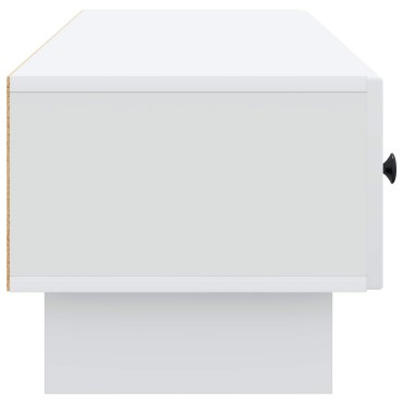 vidaXL Ντουλάπι TV Λευκό 147x34,5x30cm Επεξεργασμένο Ξύλο