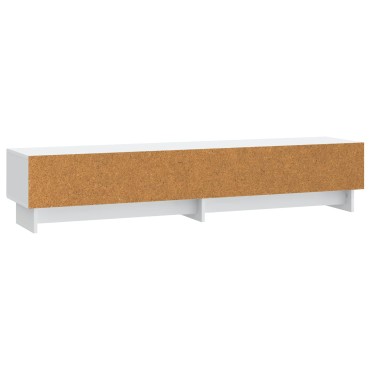 vidaXL Ντουλάπι TV Λευκό 147x34,5x30cm Επεξεργασμένο Ξύλο