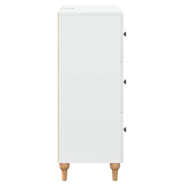 vidaXL Ντουλάπι με Συρτάρια Λευκό 66x34,5x90cm Επεξεργασμένο Ξύλο 1 τεμ.
