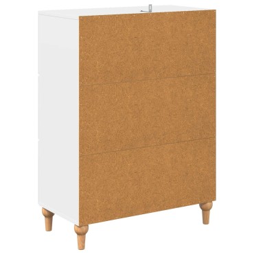 vidaXL Ντουλάπι με Συρτάρια Λευκό 66x34,5x90cm Επεξεργασμένο Ξύλο 1 τεμ.