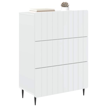 vidaXL Ντουλάπι με Συρτάρια Λευκό 66x34,5x92cm 1 τεμ.
