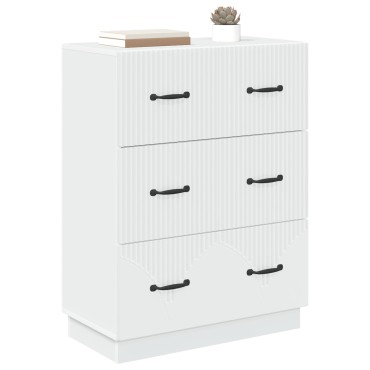 vidaXL Ντουλάπι με Συρτάρια Λευκό 66x34,5x87cm 1 τεμ.