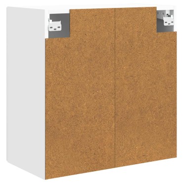 vidaXL Τοίχου Ντουλάπα Λευκό 59x31x60cm Επεξεργασμένο Ξύλο