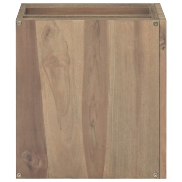 vidaXL Ντουλάπι Μπάνιου Επιτοίχιο 46x25,5x40cm από Μασίφ Ξύλο Teak 1 τεμ.