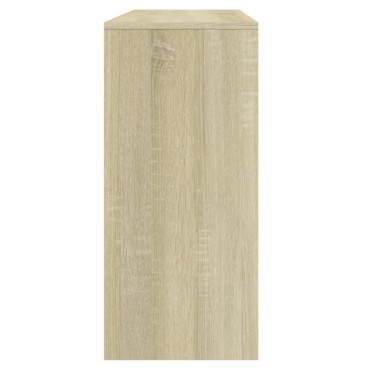 vidaXL Τραπέζι Κονσόλα Sonoma Δρυς 100x35x76,5cm Επεξεργασμένο Ξύλο 1 τεμ.