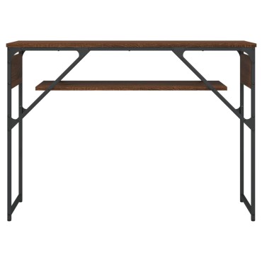 vidaXL Τραπέζι Κονσόλα Καφέ Δρυς 105x30x75cm από Επεξεργ. Ξύλο 1 τεμ.