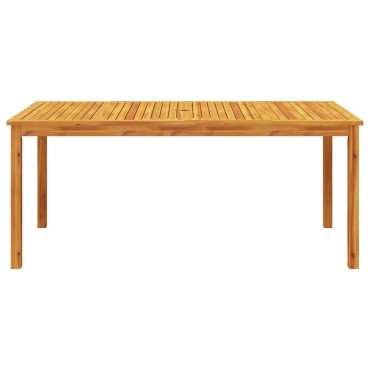 vidaXL Σετ Τραπεζαρίας Κήπου 9 τεμ. 180x90x75cm από Μασίφ Ξύλο Ακακίας