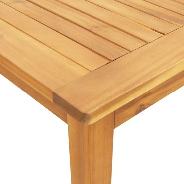 vidaXL Σετ Τραπεζαρίας Κήπου 9 τεμ. 180x90x75cm από Μασίφ Ξύλο Ακακίας