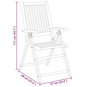 vidaXL Σετ Τραπεζαρίας Κήπου 9 τεμ. 180x90x75cm από Μασίφ Ξύλο Ακακίας