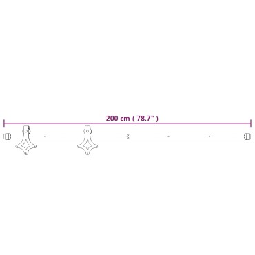 vidaXL Συρόμενη Πόρτα 70 x 210 cm Συμπαγές Ξύλο Πεύκου (Ακατέργαστο)