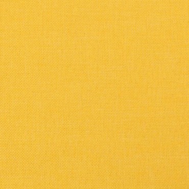 vidaXL Υποπόδιο Μουσταρδί 45x29,5x35cm Ύφασμα & Συνθετικό Δέρμα 1 τεμ.