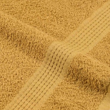 vidaXL Χειροπετσέτες FROGN 2 τεμ. Χρυσές 50x100 εκ. 360 γρ./τ.μ.