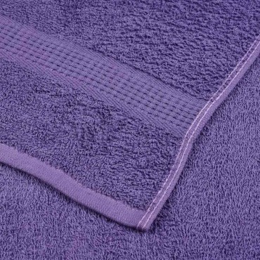 vidaXL Πετσέτες Μπάνιου FROGN 2 τεμ. Μωβ 70x140 εκ. 360 γρ./τ.μ.