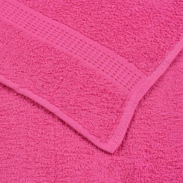 vidaXL Πετσέτες Πλυσίματος FROGN 2 τεμ. Ροζ 30x30 εκ. 360 γρ./τ.μ.
