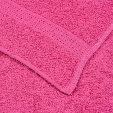 vidaXL Πετσέτες Πλυσίματος FROGN 4 τεμ. Ροζ 30x30 εκ. 360 γρ./τ.μ.
