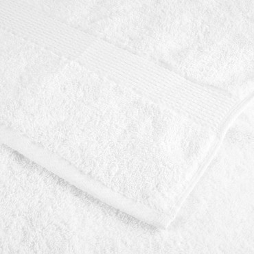 vidaXL Πετσέτες Ξενώνα Premium SOLUND 10 τεμ. Λευκές 30x50 εκ. 600 γρ./τ.μ.