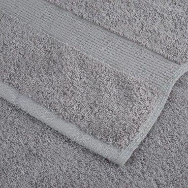 vidaXL Χειροπετσέτες Premium SOLUND 4 τεμ. Γκρι 50x100 εκ. 600 γρ./τ.μ.