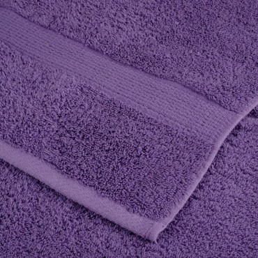 vidaXL Πετσέτες Ξενώνα Premium SOLUND 4 τεμ. Μωβ 30x50 εκ. 600 γρ./τ.μ.
