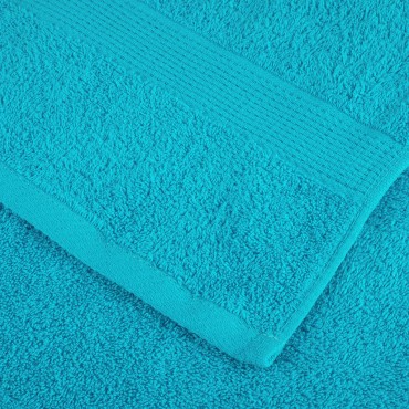 vidaXL Παντόφλες Premium SOLUND 2 τεμ. Τυρκουάζ 30x30 εκ. 600 γρ./τ.μ.