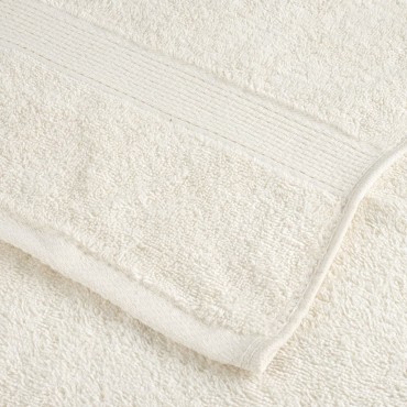 vidaXL Παντόφλες Premium SOLUND 4 τεμ. Κρεμ 30x30 εκ. 600 γρ./τ.μ.