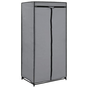 vidaXL Ντουλάπα Γκρι 75x50x160cm 1 τεμ.